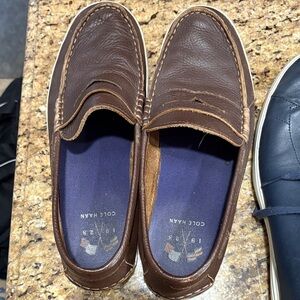 Cole Haan Men's Leather Brown Loafers